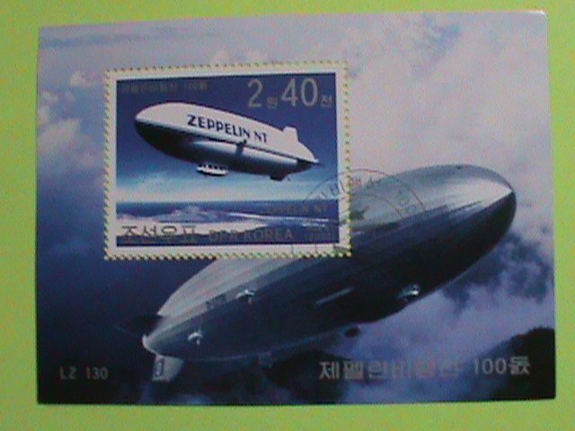 ​KOREA STAMP:2002 SC#4190 CENTENARY OF FIRST ZIPPLIN FLIGHT CTO-MNH S/S SHEET