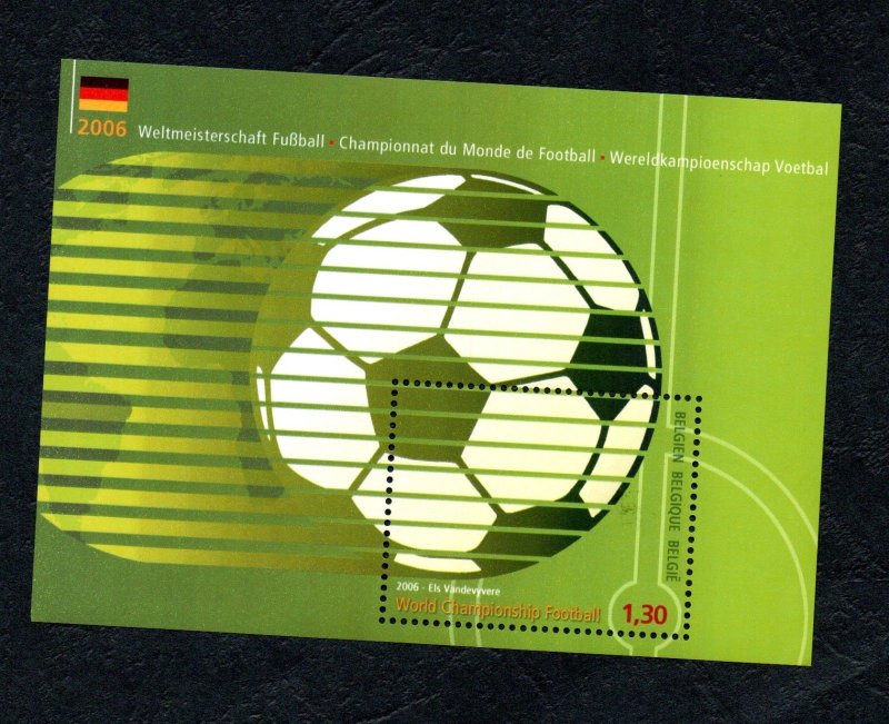 2006- Belgium- Soccer world cup- Germany 2006-  Fifa - Football- MS- MNH** 