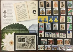 Great Britain 1990 Year Pack. 36 Mint Never Hinged items, Cat. $48.00. (BJS).