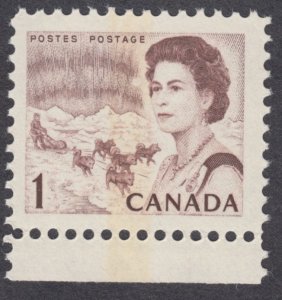 Canada - #454pi   1c Centennial - DEX Gum - WCB Tag  - MNH