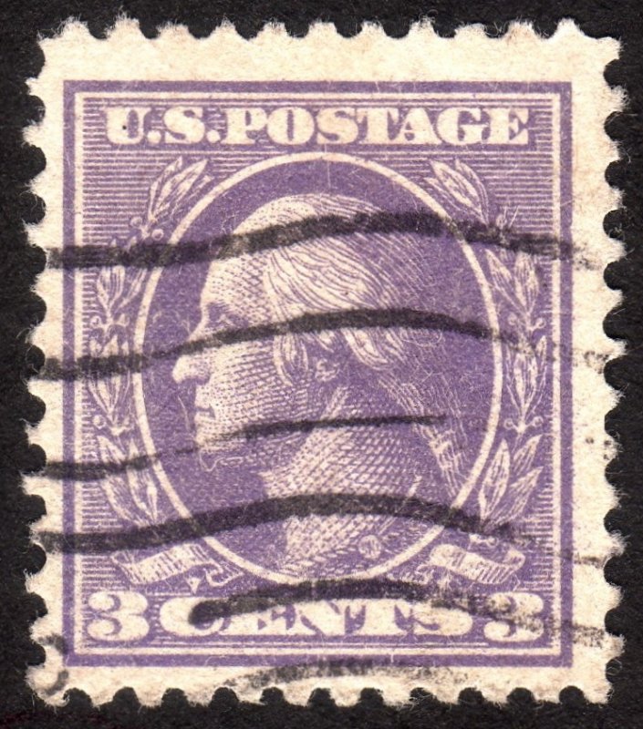 1918, US 3c, Washington, Used, Sc 530