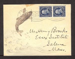 247, Fish, Hand drawn, SALEM, MA., FEB/24/1898, Topic