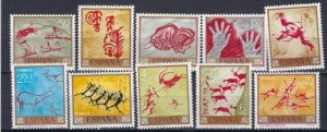 Spain 1449-58 MNH 1967 Stamp Day (ak2989)