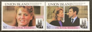 St. Vincent-Union Island 1986 #228-9, Wholesale lot of 5,MNH, CV $11.25