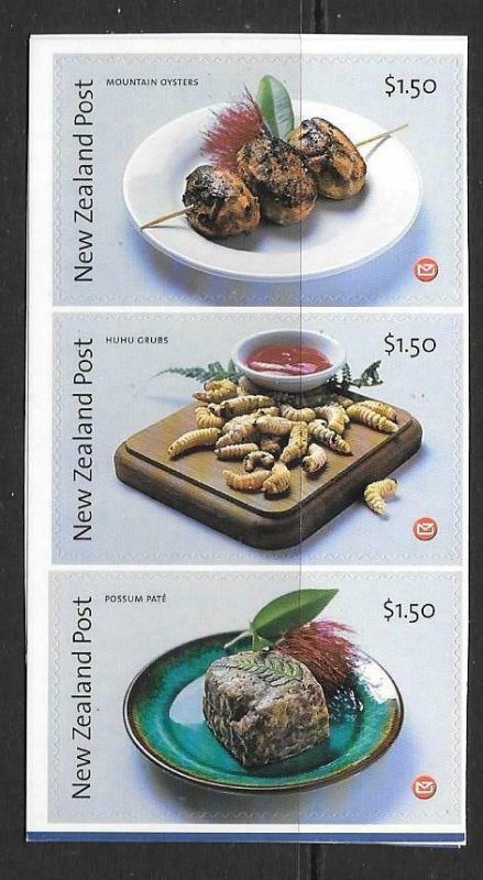 NEW ZEALAND 2004 WILD FOODS S/ADHESIVE  MNH