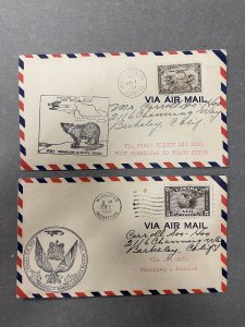 Canada  TWO 1931 First Flights Covers From Winnipeg and Fort Vermilion