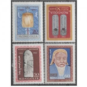 Mongolia Scott # 304-07 VF MNH