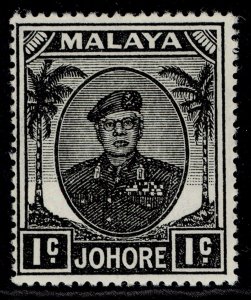 MALAYSIA - Johore GVI SG133, 1c black, M MINT.