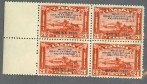 A: Canada 203 MNH block of 4 CV $250