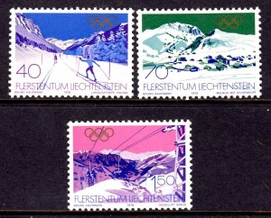 Liechtenstein 1979 Olympic Games Complete Mint MNH Set SC 678-680