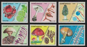 Guinea-Bissau Fungi Mushrooms 6v 1988 MNH SG#1059-1065