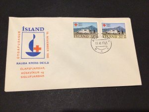 Iceland 1963 Red Cross  first day cover Ref 60388