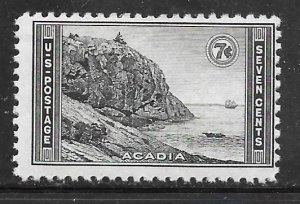 USA 746: 7c Acadia, VF, MH