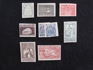 ARMENIA - ASSORTMENT OF 9 STAMPS - MINT - CAT VAL $20.00