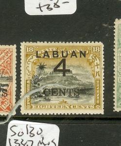 LABUAN (B0802) 4C/18C MOUNTAIN  SG106  MOG