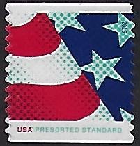 Catalog # 4961 Single stamp Flag presorted standard .10 ct