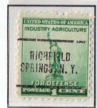 U.S. Precancel - New York, Richfield Springs - Scott 899