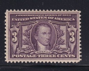 325 VF-XF original gum never hinged with nice color cv $ 170 ! see pic !