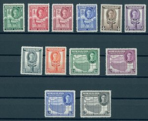 SOMALILAND, FULL SET 1942 LIGHT HINGED