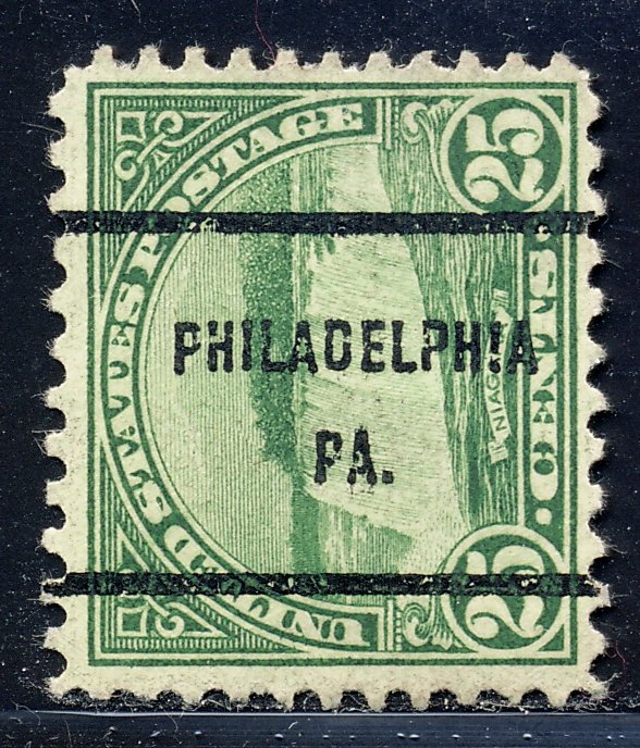 Philadelphia PA, 699-61 Bureau Precancel, 25¢ Niagra Falls