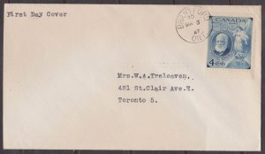 CANADA - 1947 BIRTH CENTENARY OF ALEXANDER GRAHAM BELL - FDC