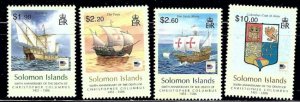 Solomon Is 1048-51 MNH 2006 Christopher Columbus and Ships (ak1516)