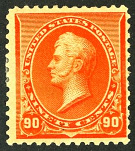 U.S. #229 MINT OG HR