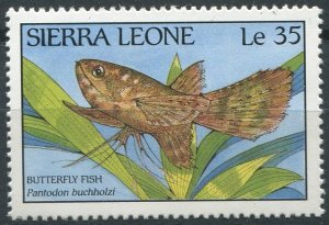 Sierra Leone Sc#962 MNH, 35Le multi, Fishes (1988) (1988)