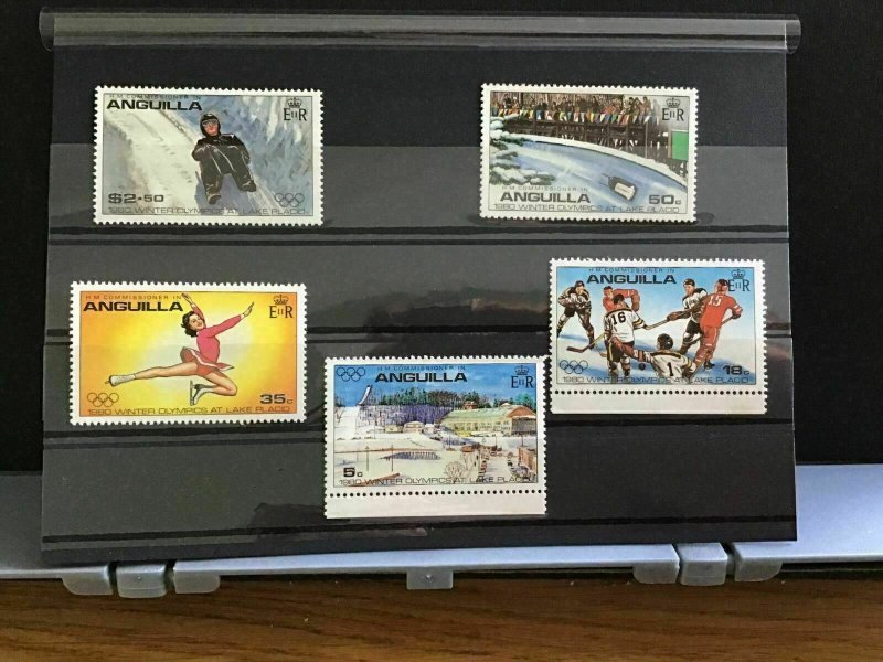 Anguilla 1980 Winter Olympics mint never hinged   stamps R31783