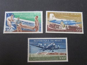 French Mali 1963 Sc C16-8 set MNH