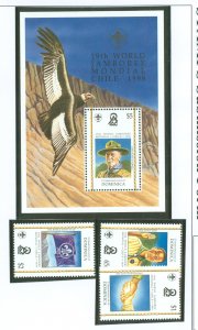 Dominica #2108-2111 Mint (NH) Souvenir Sheet (Scouts)