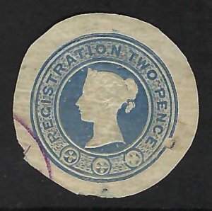 GREAT BRITAIN SQUARE CUT Z8-123