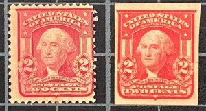 US Stamps - SC# 319F & 320 - MOGH  - Catalog Value $25.00