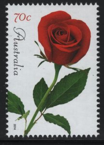 Australia 2014 MNH Sc 4078 70c Red rose