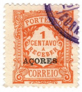 (I.B) Portugal Postal : Postage Due 1c (Azores)