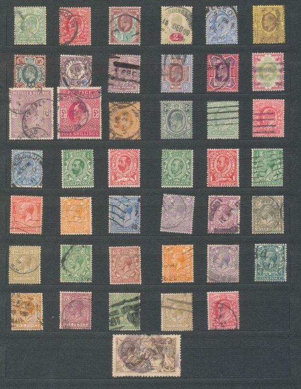 GV EVII/GV Used MH MNH To 5/- Seahorses (60+) MK1744