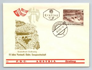 Austria 1962 FDC - 15 Years Nationalization - F12946