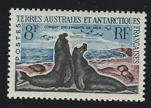 FRENCH SOUTHERN AND ANTARCTIC TERRITORY mnh gum had a light tone Scott Cat # 22