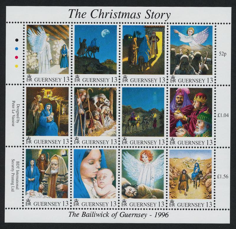 Guernsey 581-3 MNH Christmas Story, Animals