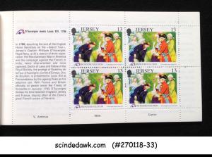 JERSEY - 1989 FRENCH REVOLUTION BICENTENNIAL - STAMPBOOKLET ( 6 PANES)