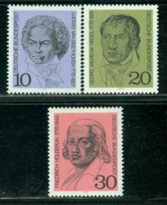 Germany Bund Scott # 1014 - 1016, mint nh