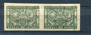 Spain 1930 Mi 537 Pair Imperf MH 4058