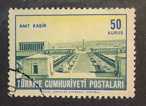 Turkey 1963 Scott 1574 used - 50k, Ataturk's Mausoleum, Ankara