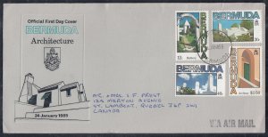 Bermuda Scott 461-4 FDC - Architecture