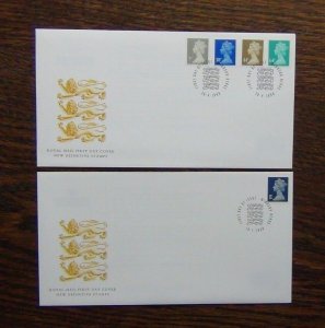 Great Britain 1999 Machin Definitive issue to 64p 1999 Europe E Machin FDC 