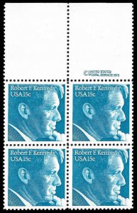 PCBstamps   US #1770 CW 60c(4x15c)R.F. Kennedy, MNH, (CW-2)