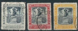 Barbados 102, 104-5 SG 145, 147-48 Used F/VF 1906 SCV $8.25