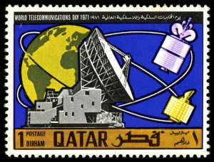 QATAR Sc 244 MNH - 1971 1d -  Goonhilly Satellite Tracking Station