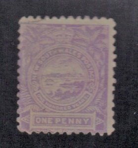 NEW SOUTH WALES SC# 77A 1p perf12 WMK 55 1888-89