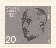 Germany 888 Nazi Resistance Portraits MNH 1964 Wilhelm Leuschner